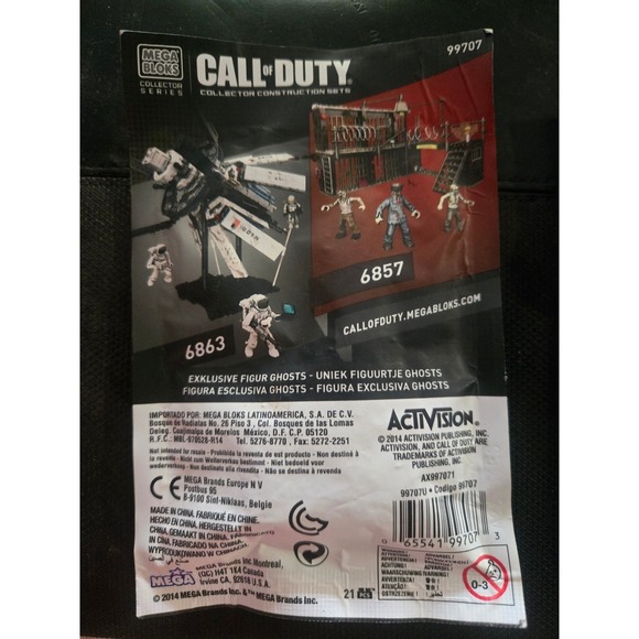 Mega Bloks Call of Duty Collector Series 2014 Exclusive Ghosts Figure 21 Pcs - Picture 2 of 2